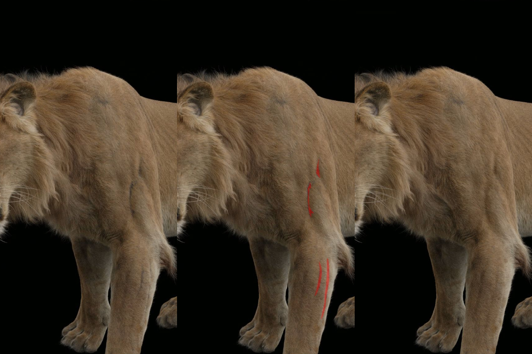 Pseudo-Collisions: A Method for Preventing Fur-Skin Intersections without Physical Simulation